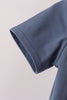 Navy football bow french knot shorts set