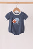 Navy football bow french knot bubble