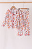 Red milk cookie bamboo pajama set