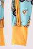 Construction Trucks Zip Bamboo Romper
