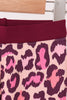 Pink leopard bamboo pajama set