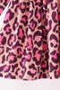 Pink leopard bamboo pants set