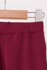 Pink leopard bamboo pants set