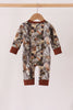 Camouflage tree pocket romper