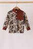 Camouflage tree pullover
