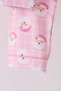 Pink Santa Bamboo Pajama Set