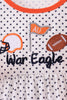 Auburn War Eagle Embroidery Pants Set