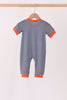 Auburn War Eagle Embroidery Romper