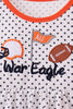 Auburn War Eagle Embroidery Bloomer Set