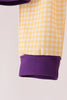 Purple LSU Geaux Tigers Embroidery Pants Set