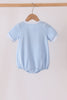 Blue ghost embroidery bubble