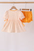 Orange Tennessee Go Vols Embroidery Bow Bloomer Set