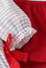 Red Alabama Roll Tide Embroidery Bloomer Set