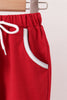 Red Alabama Roll Tide Embroidery Pants Set