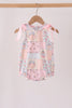 Pink pumpkin ruffle bubble