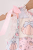 Pink pumpkin ruffle bubble