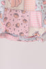 Pink pumpkin ruffle bubble