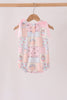 Pink pumpkin ruffle bubble