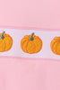 Pink pumpkin ruffle skorts set