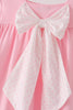 Pink nutcracker embroidery ruffle dress