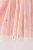 Pink gingerbread sequin tulle dress