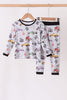 Black Racing Bamboo Pajama Set