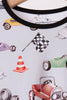 Black Racing Bamboo Pajama Set
