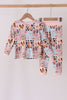 Pink Farm Animals Bamboo Pajama Set