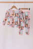 Pink Farm Animals Bamboo Pajama Set