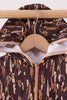 Brown Camouflage Raincoat