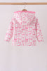 Pink Bow Ruffle Raincoat