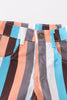 Multicolored stripe girl bell jeans