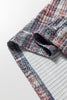 Multicolour Plaid Textured Chest Pocket Vintage Shirt