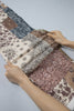 Brown Western Print Casual Shift Jeans