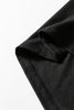 Coffee Plus Size Solid Color Asymmetric Neck Short Sleeve Blouse