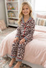 ANIMAL PRINTED GIRLS PAJAMAS