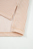 Green Bay Twist Ribbed Exposed Seam Detail Long Sleeve Loose Top