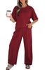 Sky Blue Drop Shoulder Boxy Tee and Barrel Pants Set