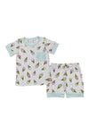 Mint ice cream print lounge set