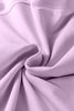 Orchid Petal Solid Color Raw Seam Patchwork Baggy Sweatshirt