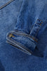 Sail Blue Vintage Wash Western Shift Denim Jacket