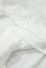 White Tie Spaghetti Straps Floral Lace Overlay Long Dress