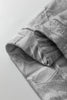 Gray Camouflage Woodland Print Oversized Sporty Hoodie