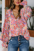 Yellow Cakewalk Floral Smocked Blouse