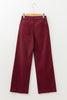 Red Dahlia Loose Straight High Waist Solid Color Jeans