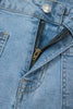 Myosotis High Rise Patch Pocket Denim Shorts