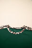 Sea Green Leopard Trim Round Neck Loose T Shirt