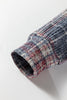 Multicolour Plaid Textured Chest Pocket Vintage Shirt