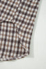 Casual Contrast Corduroy Flap Pocket Patchwork Plaid Shacket