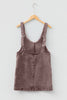 Goat Vintage Washed Denim V Neck Suspender Mini Dress